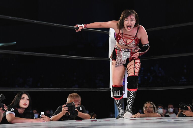 DDMのジュリア、舞華もひめかに声をかけ続けた