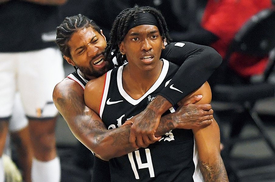 球団史上初の地区決勝進出に貢献。覚醒したクリッパーズの伏兵。~NBAの「怖いもの知らずの若者」~<Number Web> photograph by Getty Images