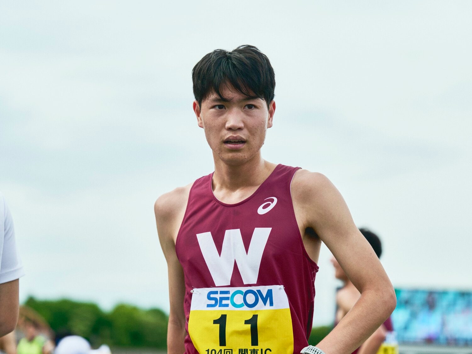 ルーキーながら関東インカレ5000mで日本人トップに輝いた鈴木　©Yuki Suenaga