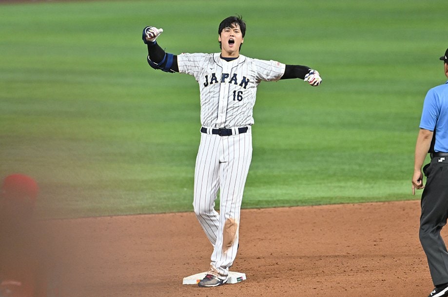 WBCメキシコ戦での大谷　©Naoya Sanuki