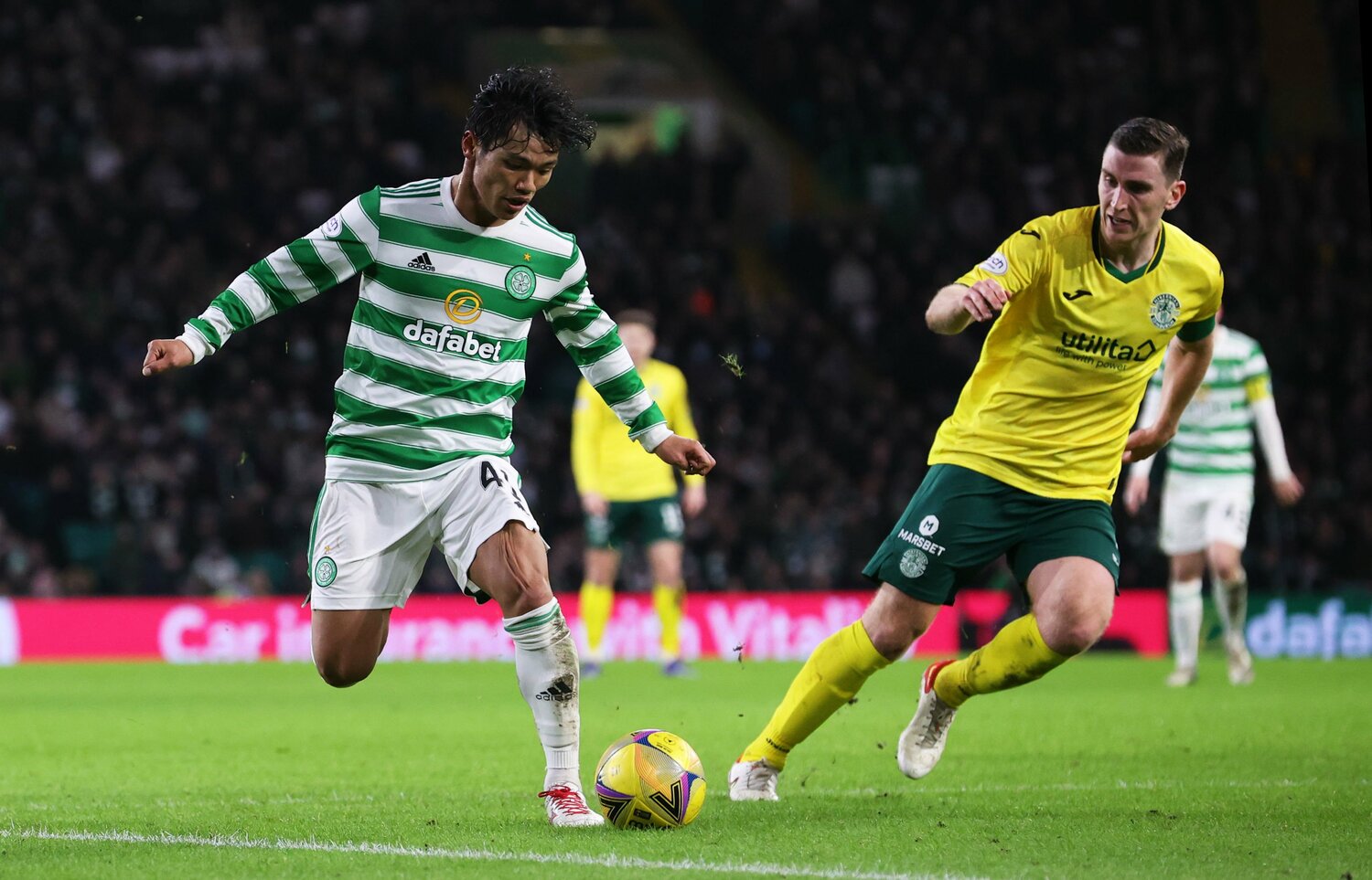 いきなりMOMに選出された旗手　©Getty Images