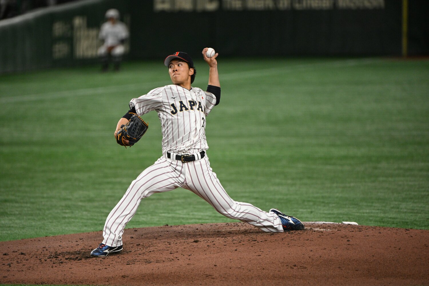 先発の早川隆久は4回を投げ3失点、7四球と精彩を欠いた　©︎Nanae Suzuki