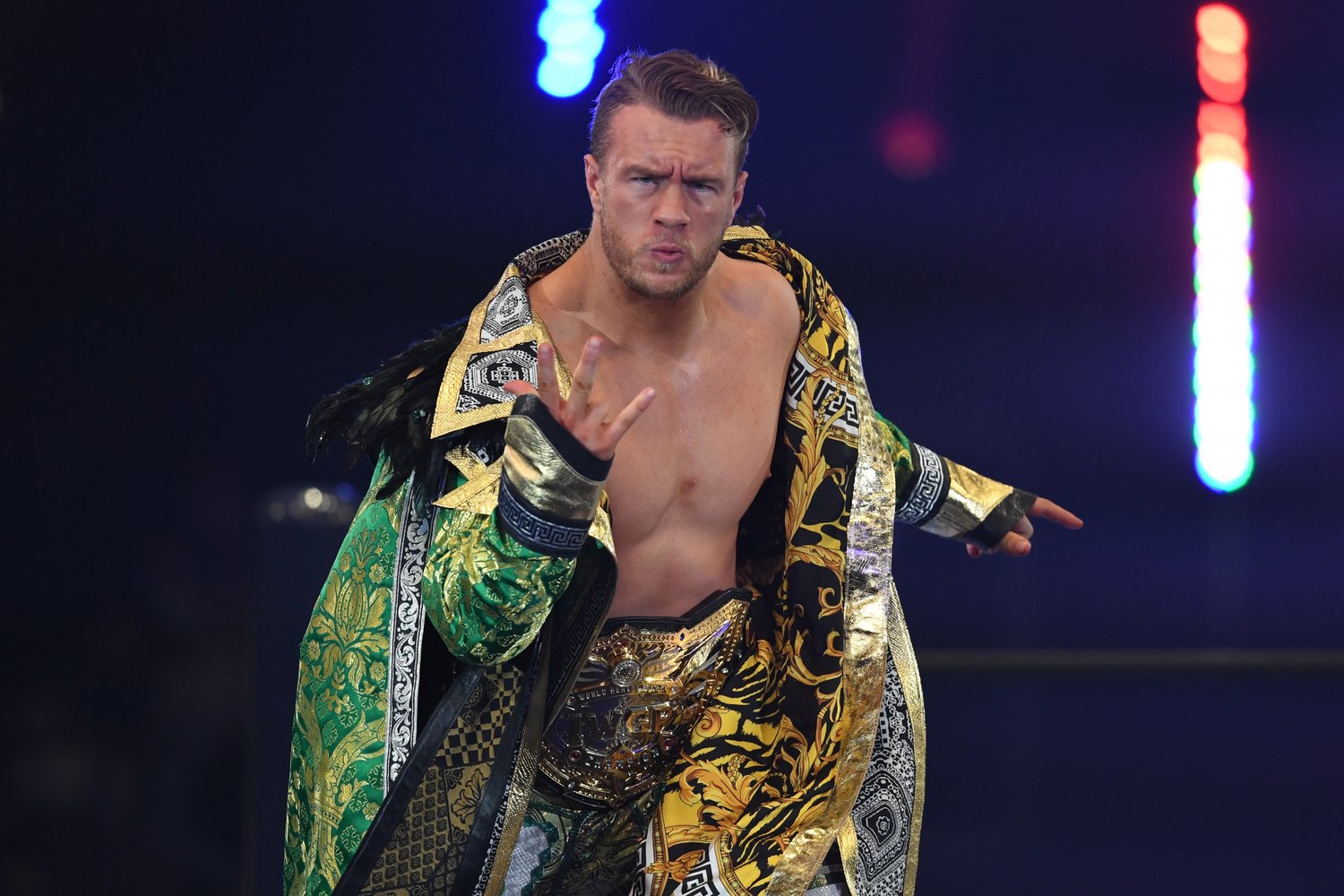 試合前のオスプレイ