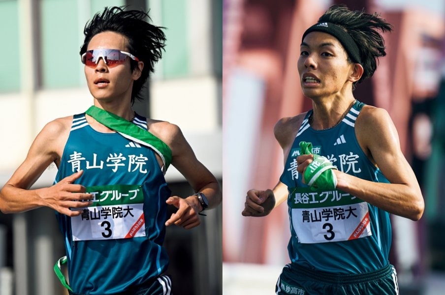 青学大の中核を担う太田蒼生（左）と黒田朝日（右）　©︎Yuki Suenaga