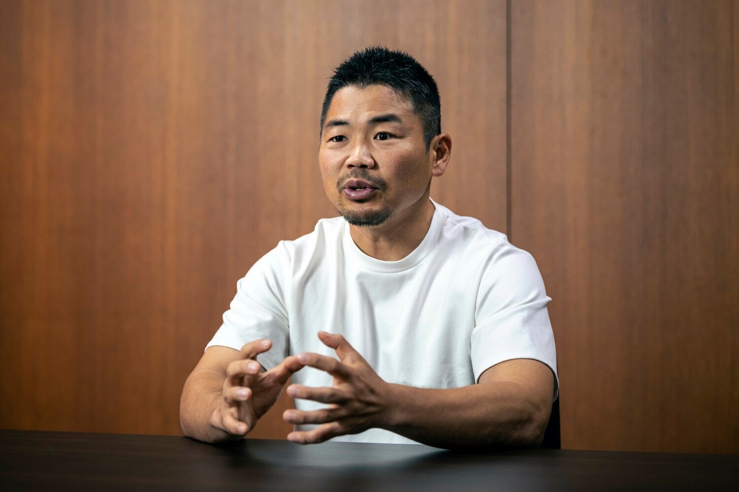 ハイランダーズ時代にジェイミー・ジョセフから学んだチームマネジメント術を日本代表に持ち込んだ田中史朗　©︎Takuya Sugiyama