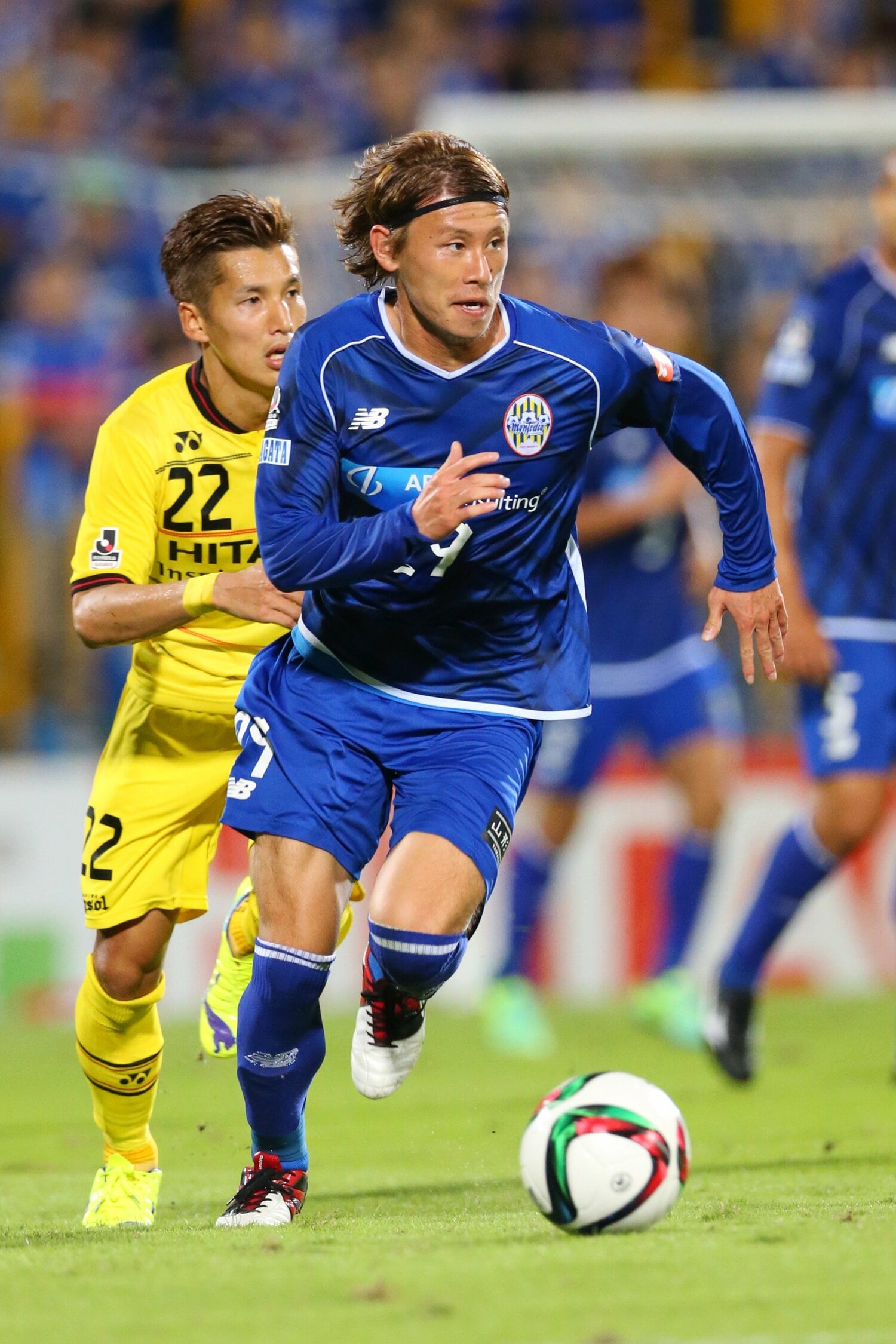 2015年、モンテディオ山形時代の川西　©Yohei Osada/AFLO