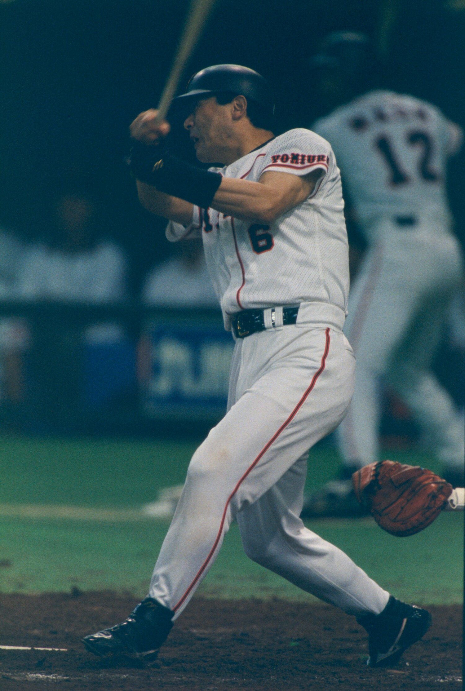 巨人時代に4番を背負った落合博満　©︎BUNGEISHUNJU