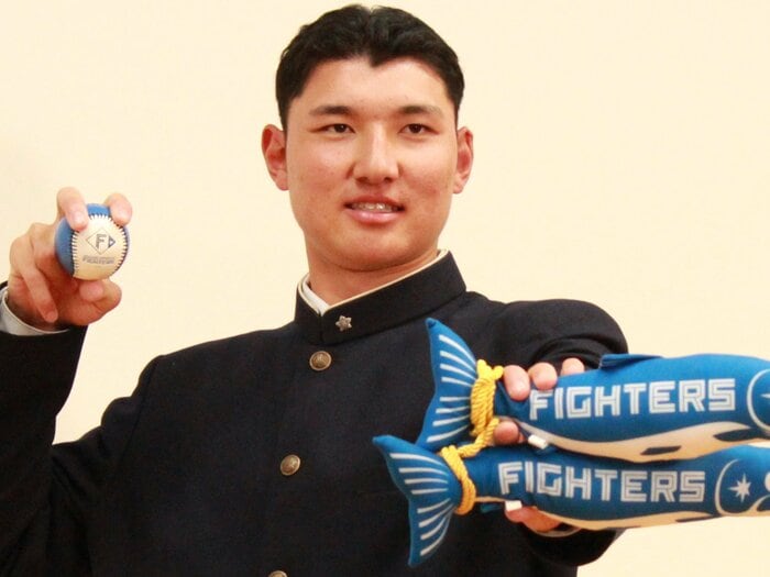 「実は織田翔希に行った巨人も…」なぜ、高校生トップ評価の菰田陽生はドラフト1位で競合しなかったのか？「日本ハムさんに行きたいと…」＜Number Web＞ photograph by Yusuke Kondo