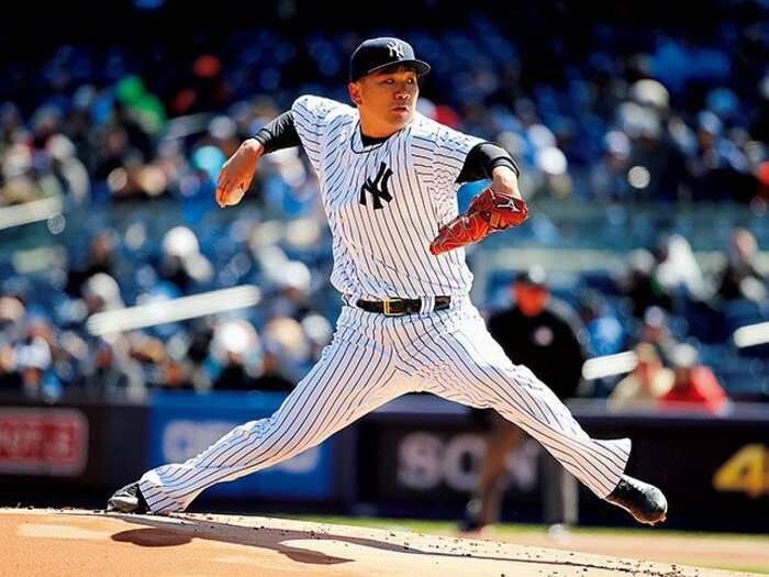 3年目を迎えた田中将大。今季こそ果たすべき責任。~年俸25億円、ローテ1番手にふさわしい成績を~<Number Web> photograph by Getty Images