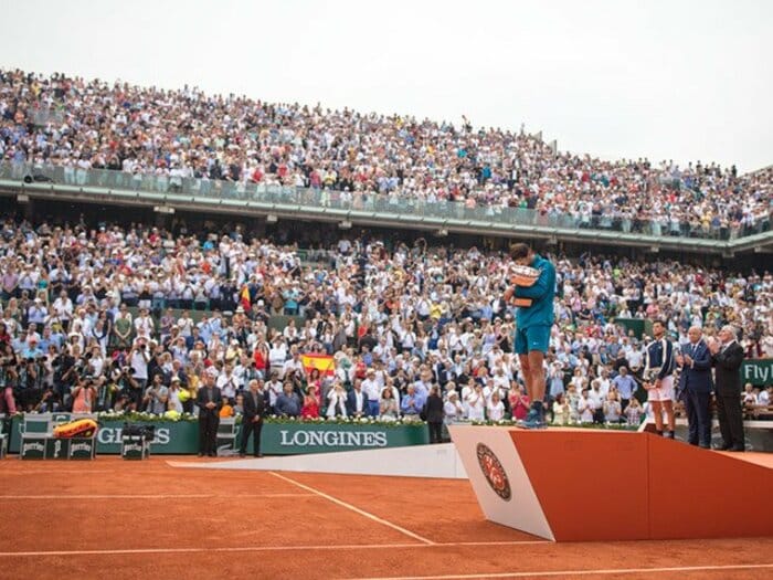 ナダル、世代交代を阻み全仏V11。聖地への愛と絆とフランス語。＜Number Web＞ photograph by Getty Images
