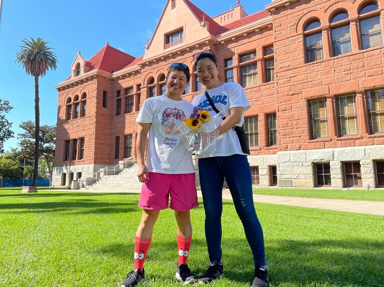 2022年にはカリフォルニア州オレンジカウンティで結婚の手続きを済ませた　（本人提供）