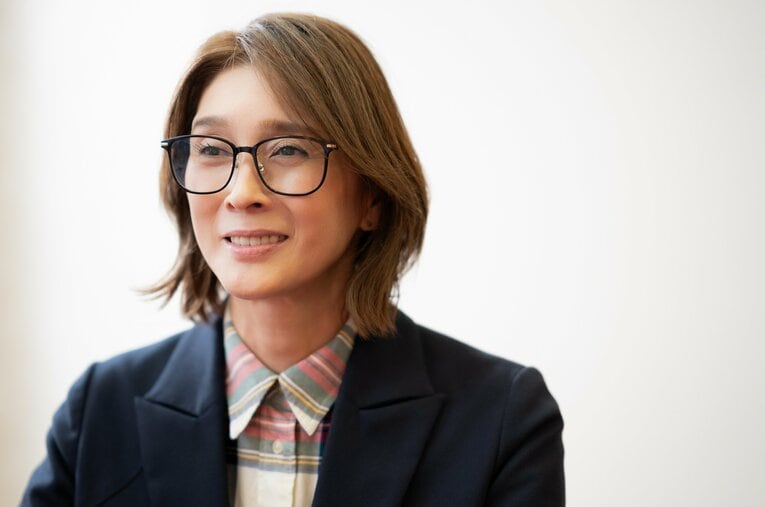 自身が学生時代に悩んだ経験から、現在は『監督が怒ってはいけない大会』の活動を行う益子直美さん ／ photograph by Shiro Miyake