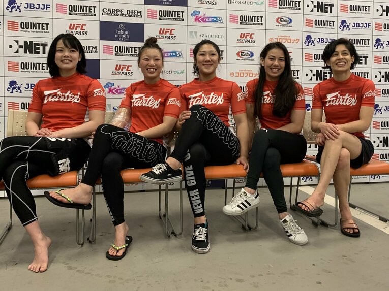 1日3試合を闘ったTEAM Fairtexの面々　©Norihiro Hashimoto