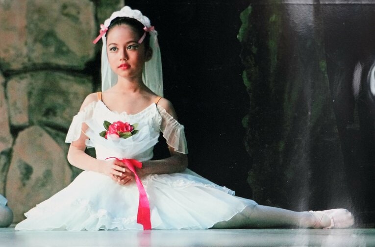 8歳の頃（本人提供）