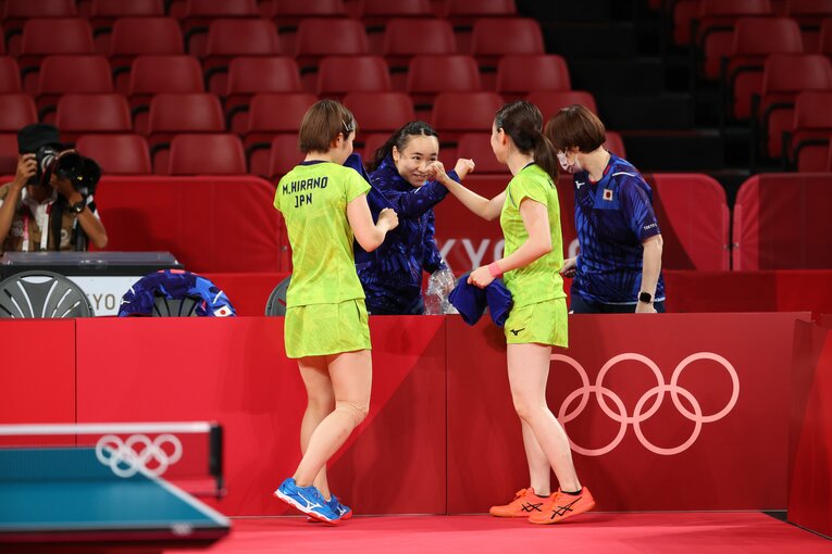 「ダブルスを石川さんと戦えて、すごく心強いです」 卓球女子団体のカギを握る平野美宇にチームが伝えていたこと(16)