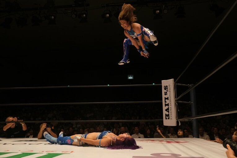 スターダムの大学生レスラー・妃南　©Norihiro Hashimoto