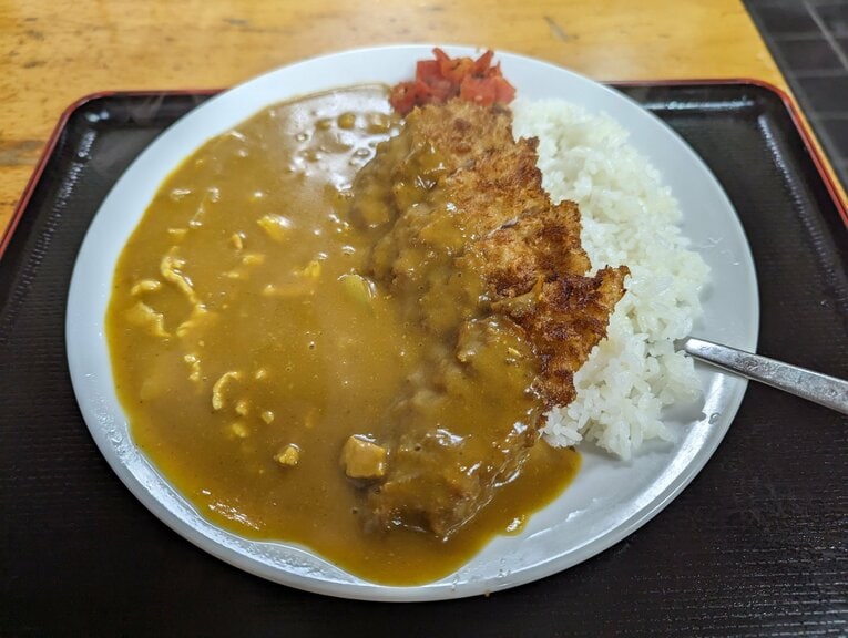 藤井がタイトル戦で一番最初に頼んだ「ほそ島や」のカツカレー