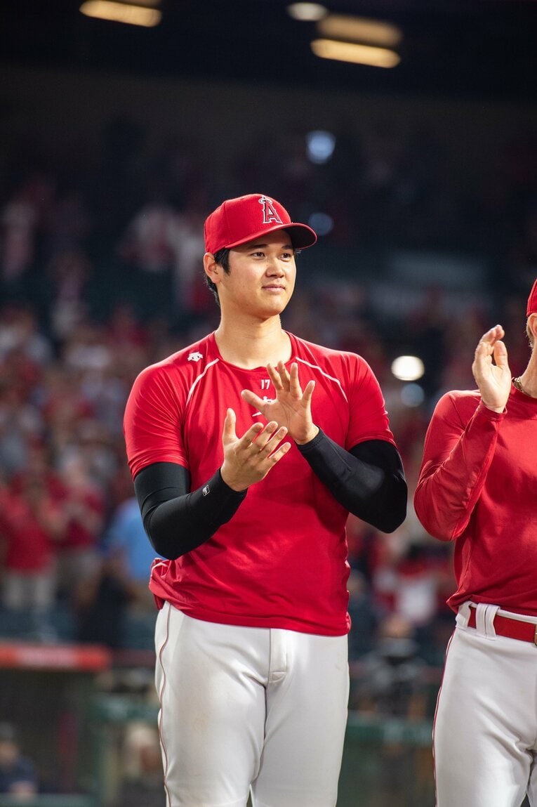 プロ7年目、メジャー2年目（2019年）の大谷翔平　©BUNGEISHUNJU