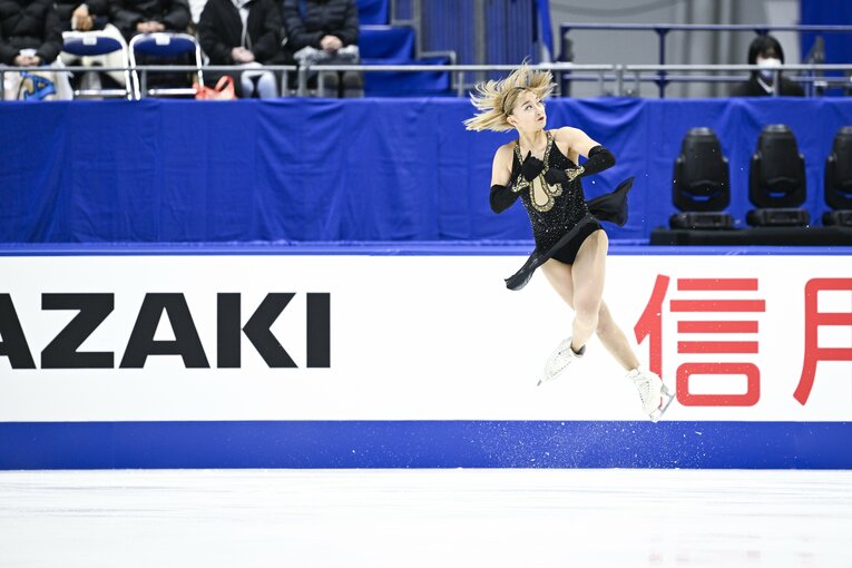 全日本選手権フリーの演技　©︎Asami Enomoto