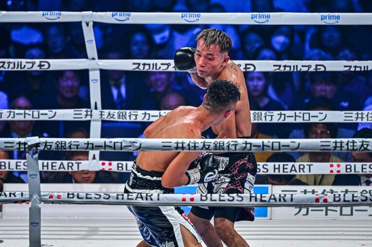 井上拓真vs.堤聖也（WBA世界バンタム級タイトルマッチ）©Takuya Sugiyama