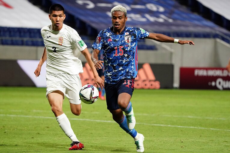 南野拓実の離脱により、追加招集されたオナイウ阿道　©JMPA