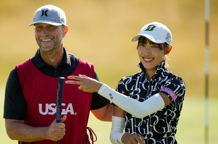 歴史的な圧勝劇で全米女子アマを制した高校2年生の馬場咲希。1985年の服部道子以来となる37年ぶりの快挙だった ／ photograph by USGA/Darren Carroll