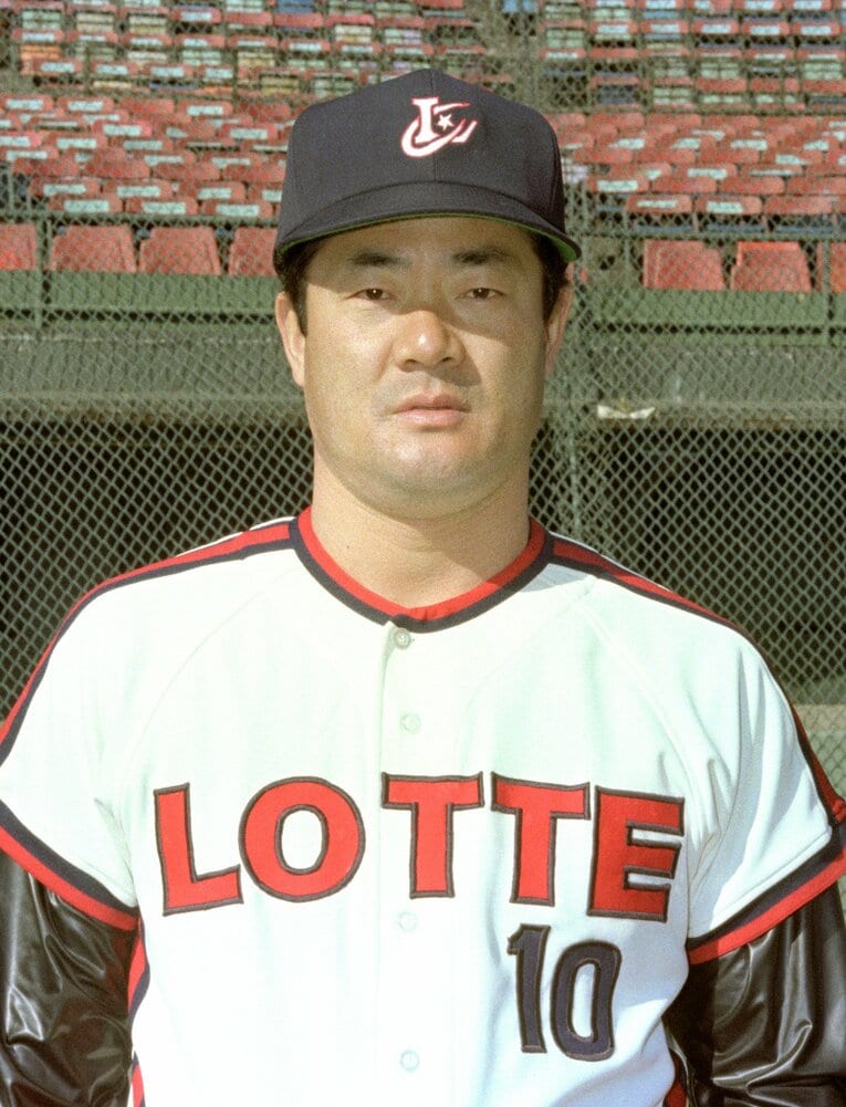 ロッテ時代の張本勲（当時40歳）　©KYODO