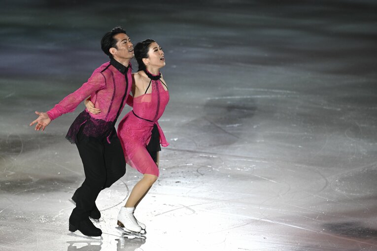 メダリスト・オン・アイスでのエキシビションプログラム「love　goes」　©Asami Enomoto