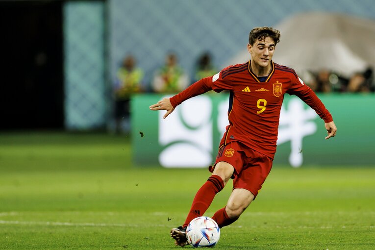 日本戦でのガビ　©Kiichi Matsumoto/JMPA