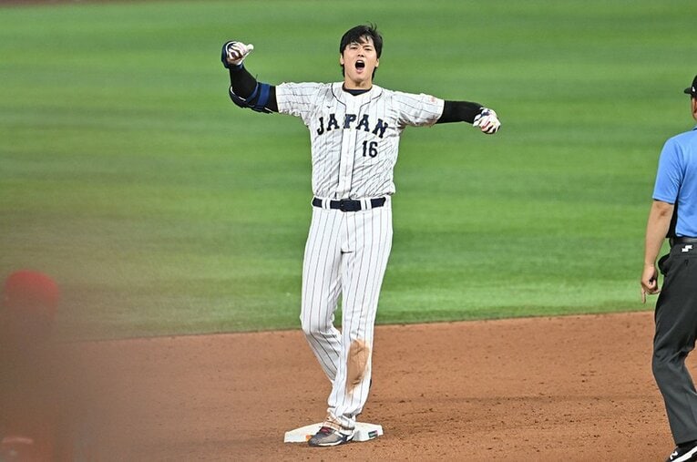 WBCメキシコ戦での大谷　©Naoya Sanuki
