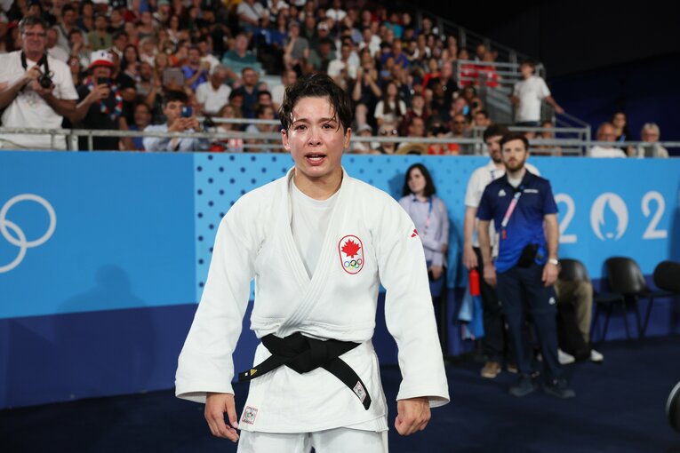 試合直後の出口　©Kaoru Watanabe/JMPA