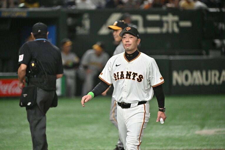 阪神との開幕シリーズを2勝1敗と勝ち越した巨人・阿部監督　©︎Hideki Sugiyama
