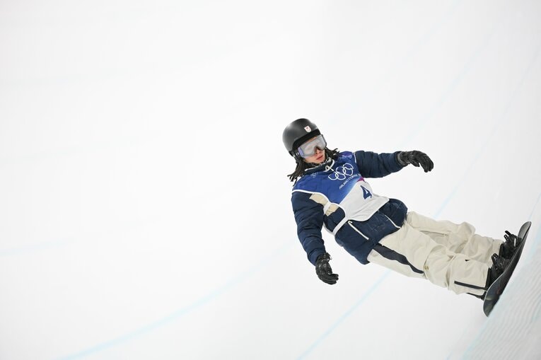 ミラノ五輪男子ハープパイプ決勝【スワイプするとそのほかの写真もご覧になれます】　©Nanae Suzuki／JMPA