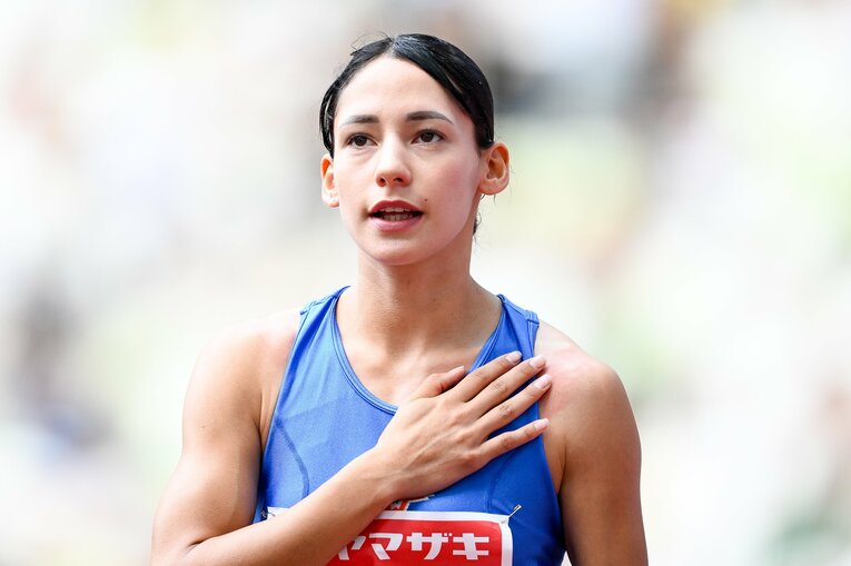 自身初の日本選手権に挑んだ21歳のフロレス・アリエ　©Nanae Suzuki