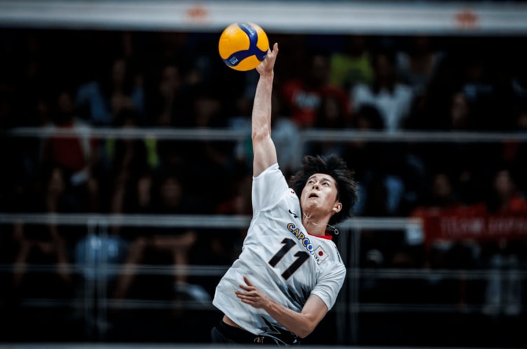 富田将馬（VNLイタリア戦）©︎Volleyball World
