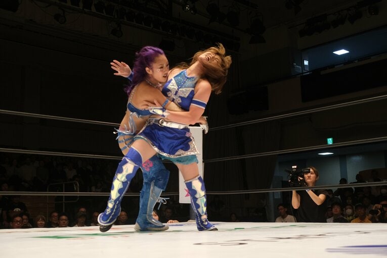 スターダムの大学生レスラー・妃南　©Norihiro Hashimoto