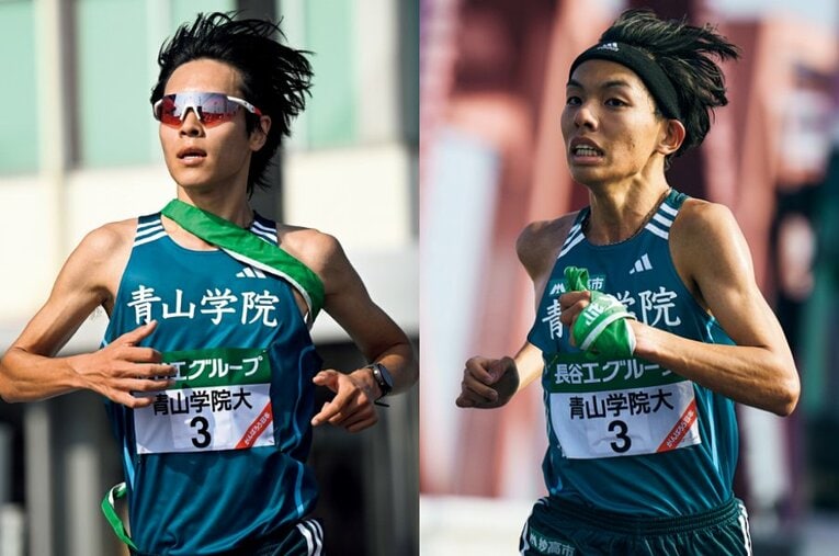 青学大の中核を担う太田蒼生（左）と黒田朝日（右）　©︎Yuki Suenaga