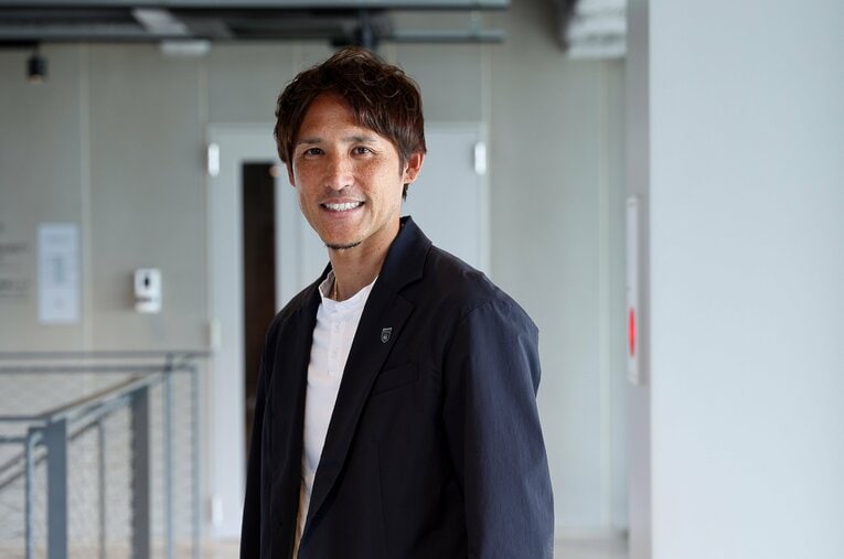 今シーズン限りで現役引退を表明した細貝萌（38歳）。来季からは所属したザスパ群馬の社長兼GMに就任する　©Shigeki Yamamoto
