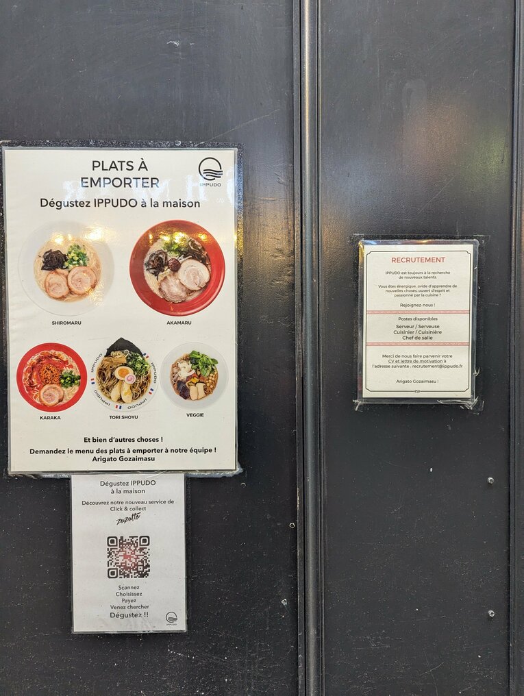 パリでも人気のラーメン「一風堂」　©Yu Saito