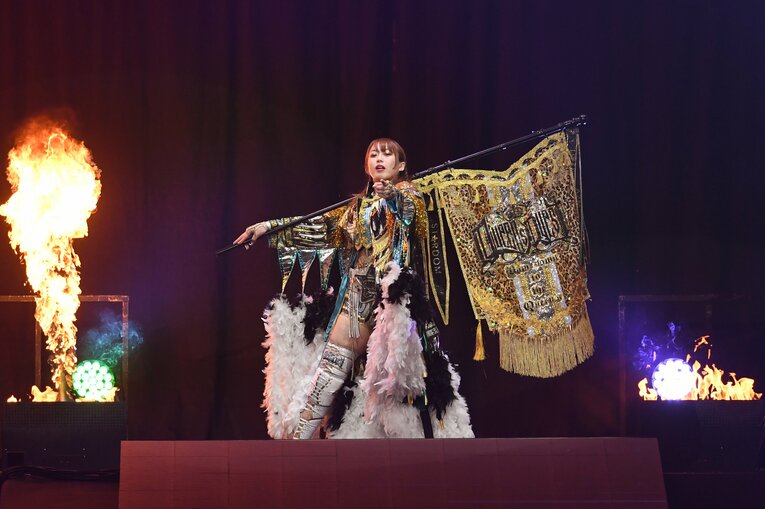 ワンダー・オブ・スターダム王者として白川未奈の挑戦を受けた上谷沙弥