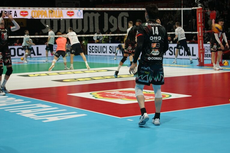 ペルージャの試合前練習（コッパ・イタリア準決勝）©︎Takashi Yuge