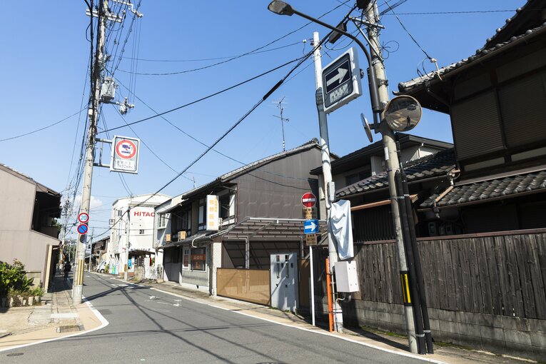 少し歩くと城下町の面影が……