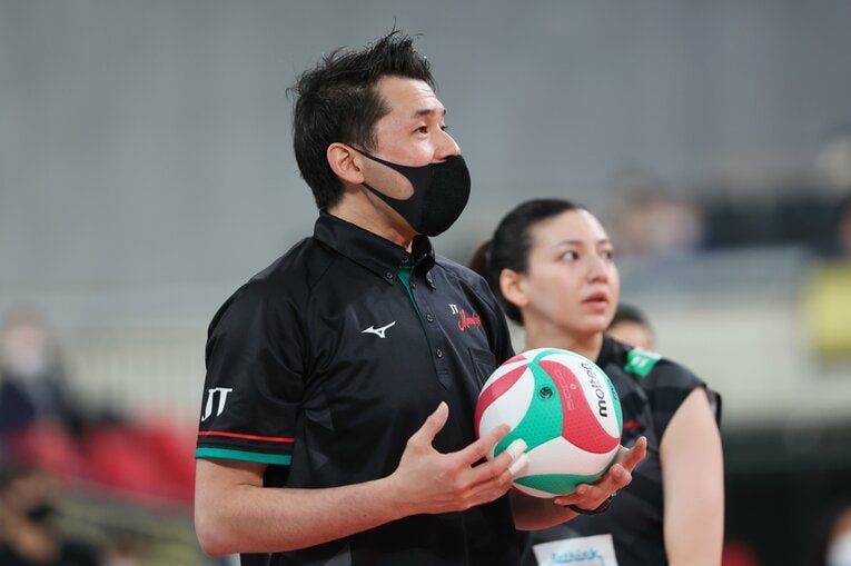 JTマーヴェラスではコーチを務め、2度のリーグ優勝に貢献した（写真は2022年）©︎YUTAKA/AFLO SPORT