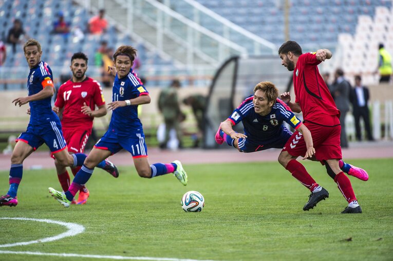 ロシアW杯予選（2015年）　©︎Takuya Sugiyama