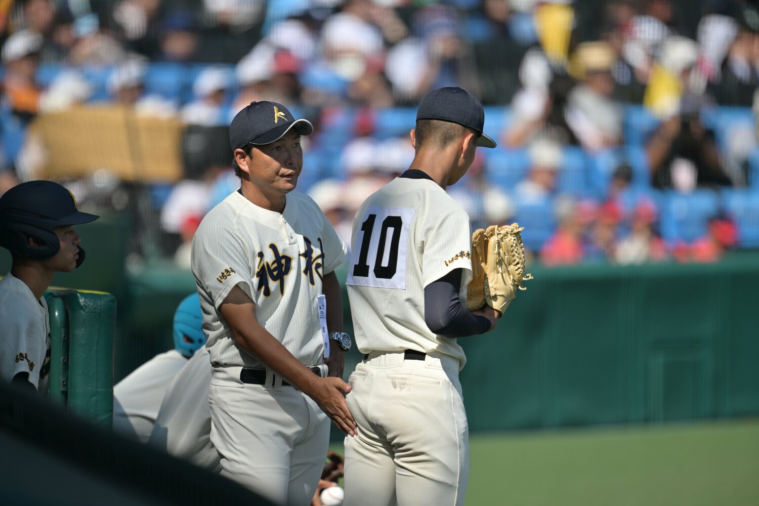 そのおかやま山陽を6-0で破り、ベスト4進出を決めた神村学園・小田大介監督 ©Hideki Sugiyama