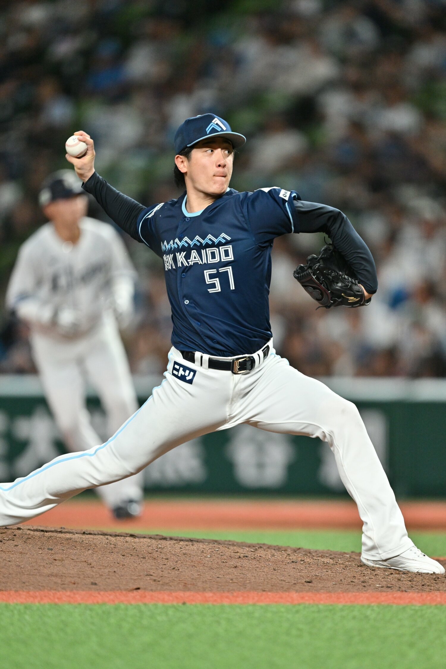 強いフォーシームを武器に日本ハムの主戦投手となった北山　©Hideki Sugiyama