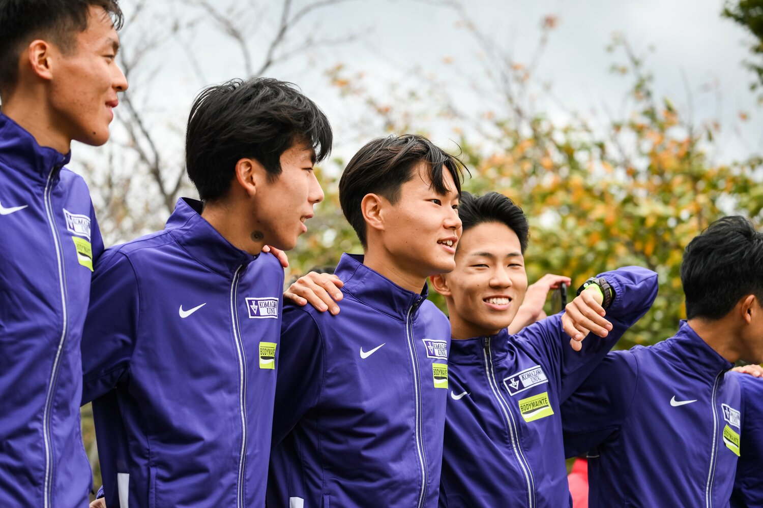 実力のある選手たちをキャプテンとしてまとめあげた山野主将(中央) ©Nanae Suzuki