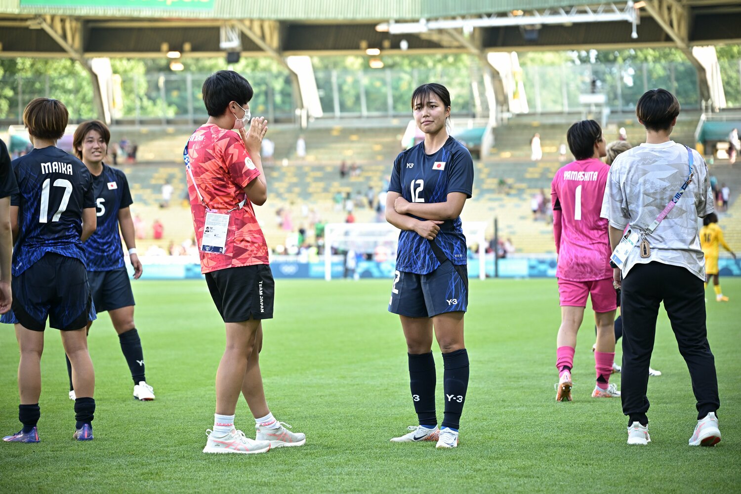 ナイジェリア戦後　©Takuya Kaneko/JMPA