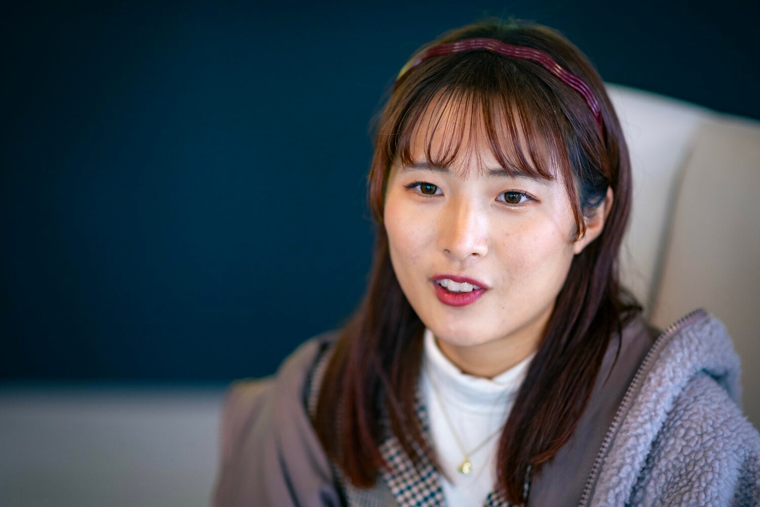 「厳しい意見も力にして、活動していこうと思っています」　©Takuya Sugiyama