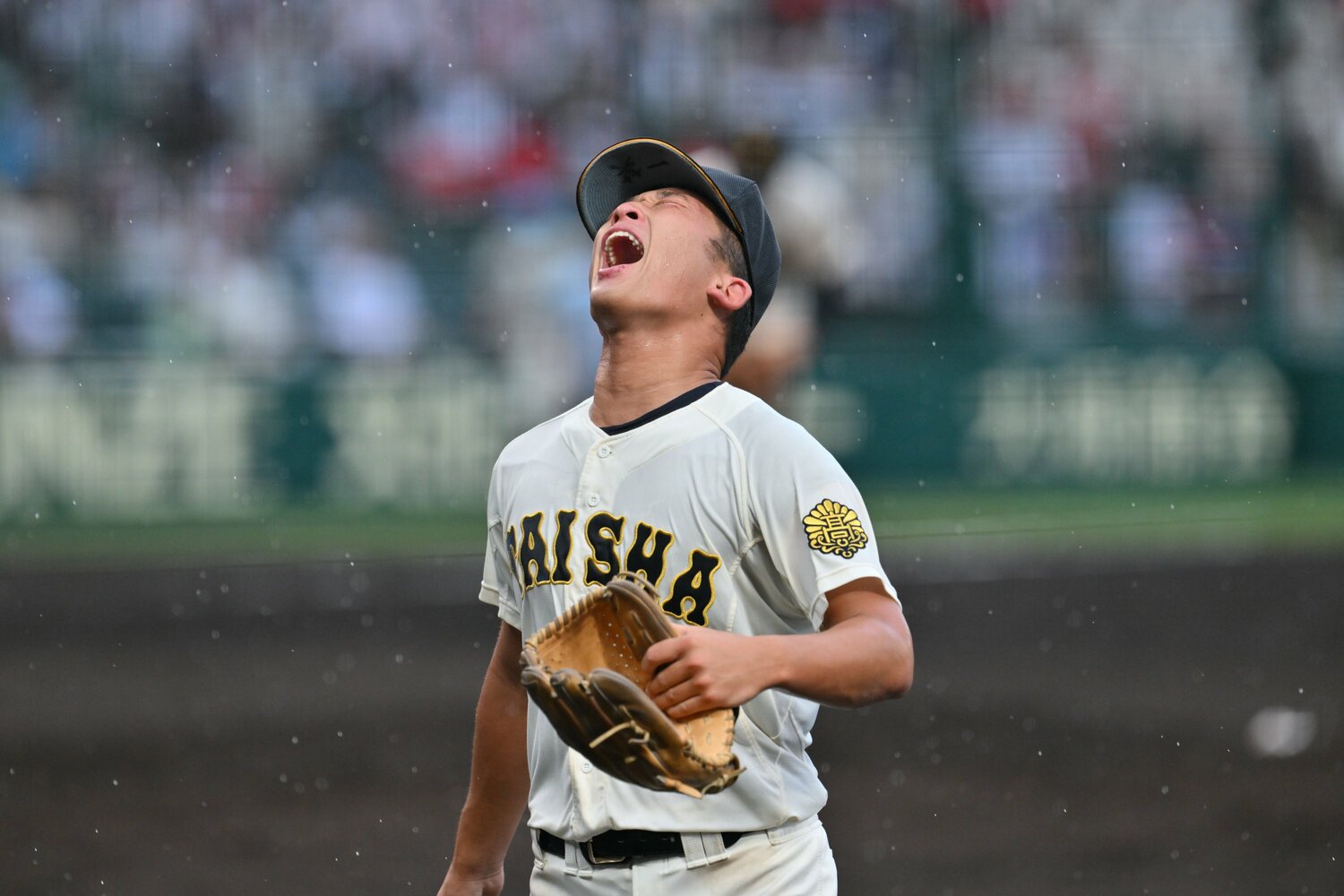 甲子園では随所で気持ちの強さも見せた馬庭　©Hideki Sugiyama